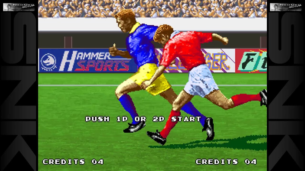 Tecmo World Soccer '96 opening (Neo·Geo)