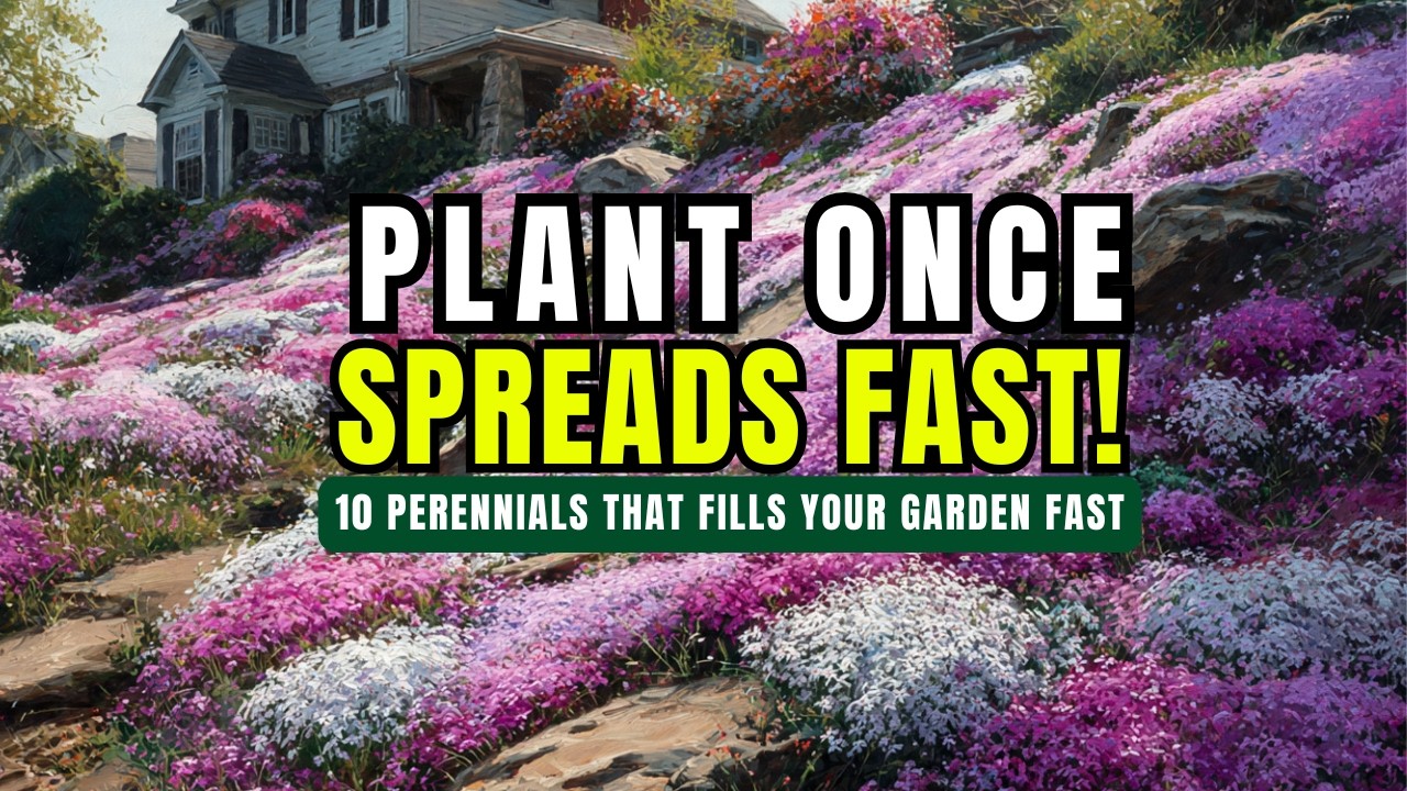 Plant Once, Enjoy Forever: 10 Perennials That Fill Your Garden FAST😍🌿