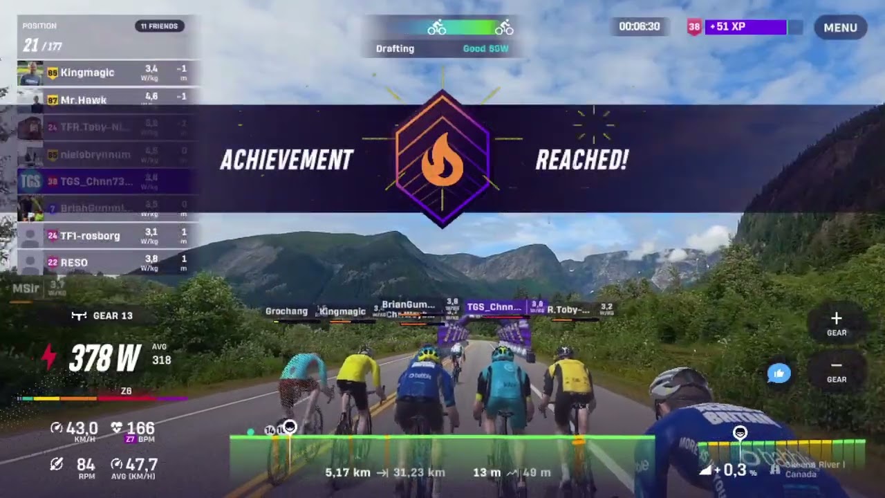 ROUVYLIGAEN 2026-01-13 SKEENA-FLODEN, Canada 36,4km 61hm