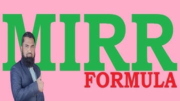 Mirr Function Excel | Mirr Formula Excel | Mirr Excel | Excel Tutorial