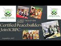 ICRPC Induction Ceremony 2025 | Certified Peacebuilders Join the ICRPC.