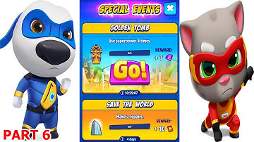 😸Talking Tom Hero Dash 🏁 Challenge Special Events: Gameplay Walkthrough Part 6  (iOS, Android)