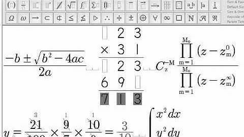MathMagic 8.0 Lite for Mac OS X - Free, Standalone, Equation Editor