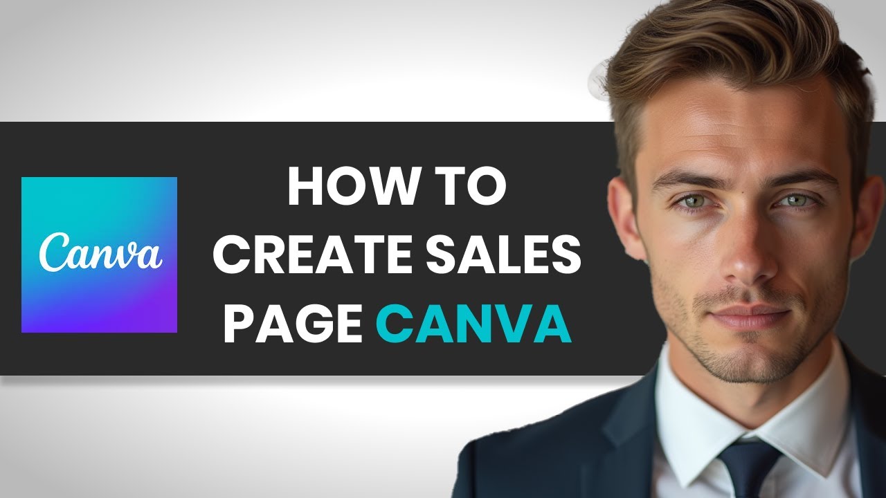 HOW TO EASILY CREATE A SALES PAGE IN CANVA (FULL GUIDE) - YouTube