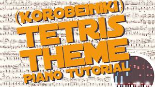 Piano Tutorial - Tetris Game Theme / Korobeiniki - Klavier spielen lernen - ohne Noten lesen screenshot 5