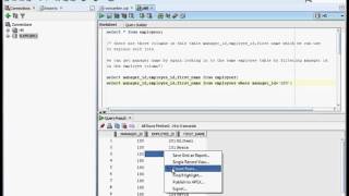 Self Join in Oracle