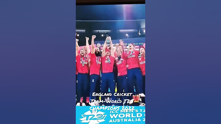 England Cricket Team, win their 2nd T20 World Title beating Pakistan in the final at Melbourne