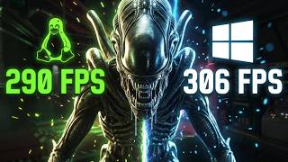 Linux vs Windows Benchmark Alien Isolation