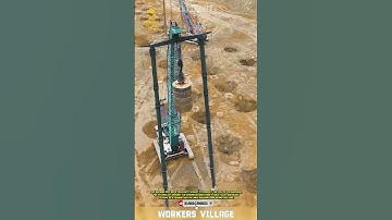 Giant Soil Compactor 🏗️ #workersvillage #machine #constructioninnovation #tools #moderntechnology