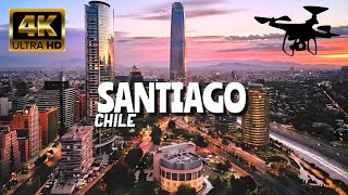 Santiago, Chile In 4K By Drone - Amazing View Of Santiago, Chile