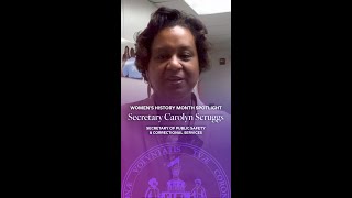 Honoring Dept. of Public Safety and Correctional Services Secretary Scruggs for #WomensHistoryMonth