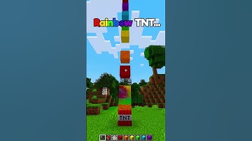 Minecraft Rainbow TNT🌈 (World