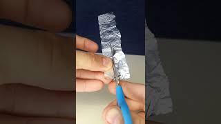 Fire From Foil And Batteries🔥