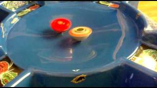 Dracco Spin fight: Atomic blast vs. Twin blades.avi