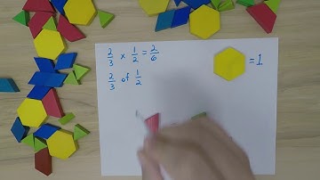 MathCuts   Pattern Blocks Multiplying Fractions