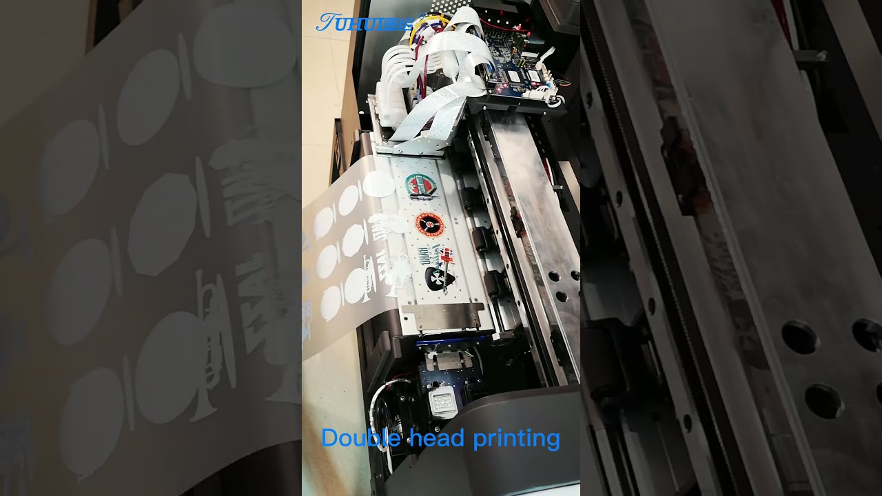 Whole Set A3 DTF Printer PET film T-shirt printer transfer film sublimation powder shaking machine.
