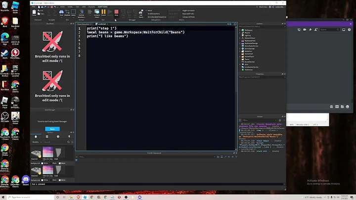 roblox lua: Printing Tutorial. print & debug script (#1 scripting)