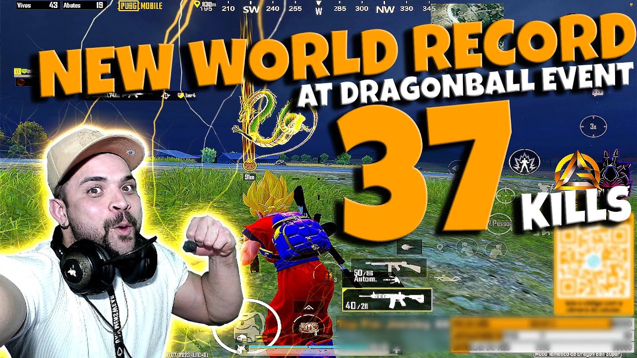 NEW WORLD RECORD AT DRAGONBALL EVENT | SOLO vs SQUAD | 37 KILLS ...