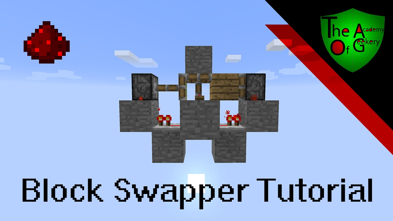 How to Build a Block Swapper in Minecraft 1.12 - YouTube