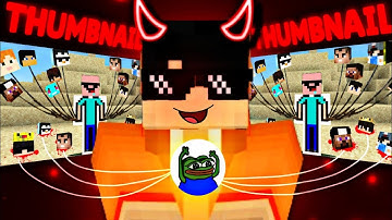 How To Make Minecraft THUMBNAILS Like @PSD1 @SenpaiSpider