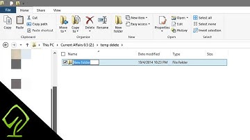 Keyboard Shortcut to Create New Folders on Windows 7, 8, 8.1