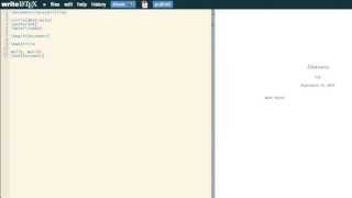 Basic LaTeX 03: Including an Abstract