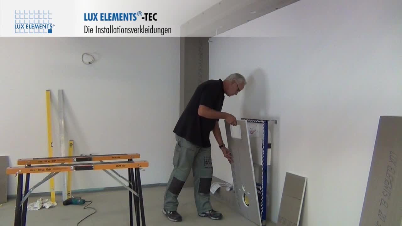 Lux elements montage: verkleidung von vorwandinstallationen tec ...