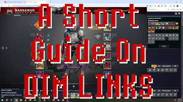 short guide on how to use dim loadout links : Destiny 2