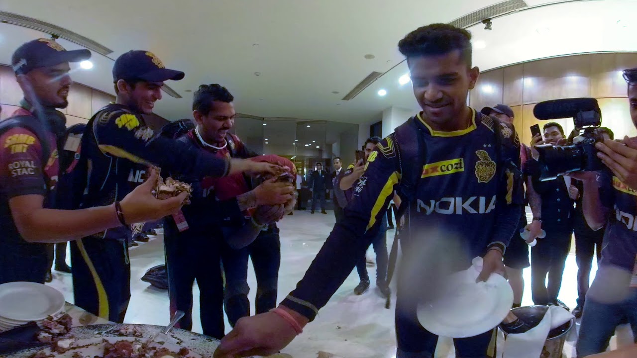 TEAM CELEBRATION 360 (VIDEO) | KKR vs RR | ELIMINATOR - VIVO IPL 2018