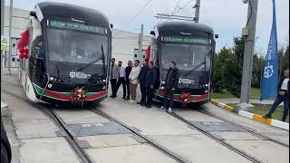 İzmit’in yeni tramvayları raya indi!