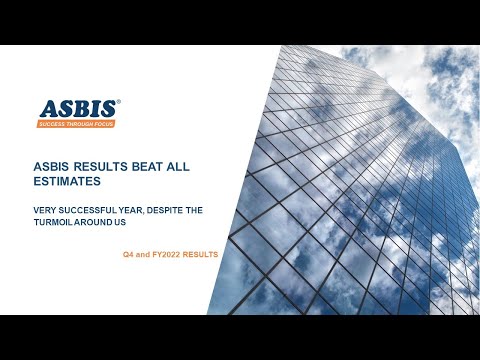 Press conference for investors.4th quarter 2022 and 2022 results - video from ASBIS