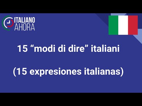 Video: 10 Modi Di Dire Che Solo Gli Italiani Comprendono: Matador Network