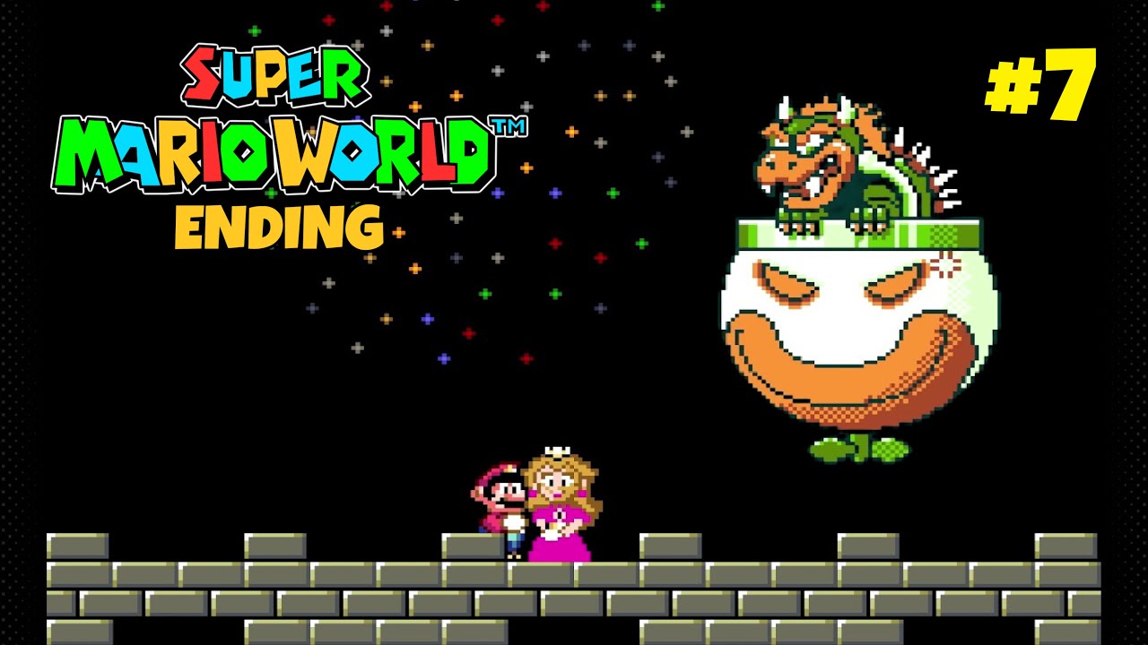 Super Mario World - Bowser Castle - Ending (No Commentary) #7
