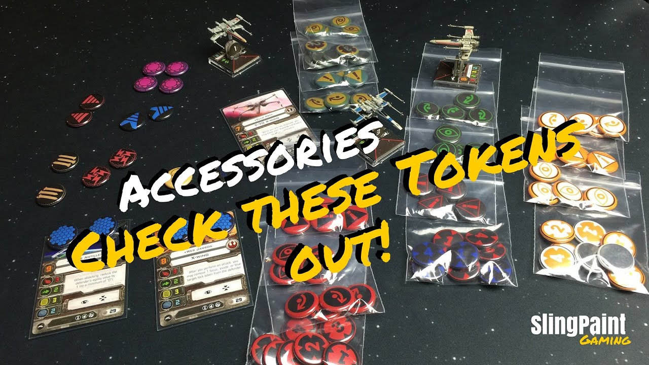 TOKENS! SlingPaint Merchandising! - X-Wing Miniatures - SPG