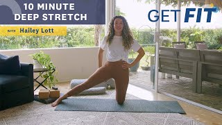 10 Minute Deep Stretch Yoga with Hailey Lott | Get Fit | Livestrong.com