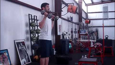 DB Single-Leg Romanian Deadlift and DB Curl to Press and Plank