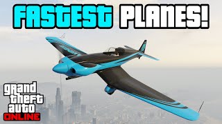 GTA 5 - Top 10 FASTEST PLANES For Top Speed In 2023