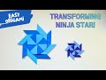 How to Make a Transforming Ninja Star | Easy Origami Tutorial for Kids