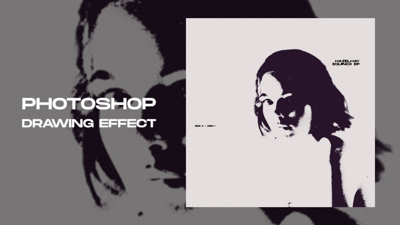 Cover Art Drawing Effect in Photoshop (GFX Tutorial) - YouTube