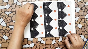 Shape in Motion II Tessellation Art II Easy to Draw II Part 6