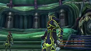 FFX 1st Seymour/Wendigo Boss fight trick How To Beat Seymour 1st Battle Easily Final Fantasy X Ps2