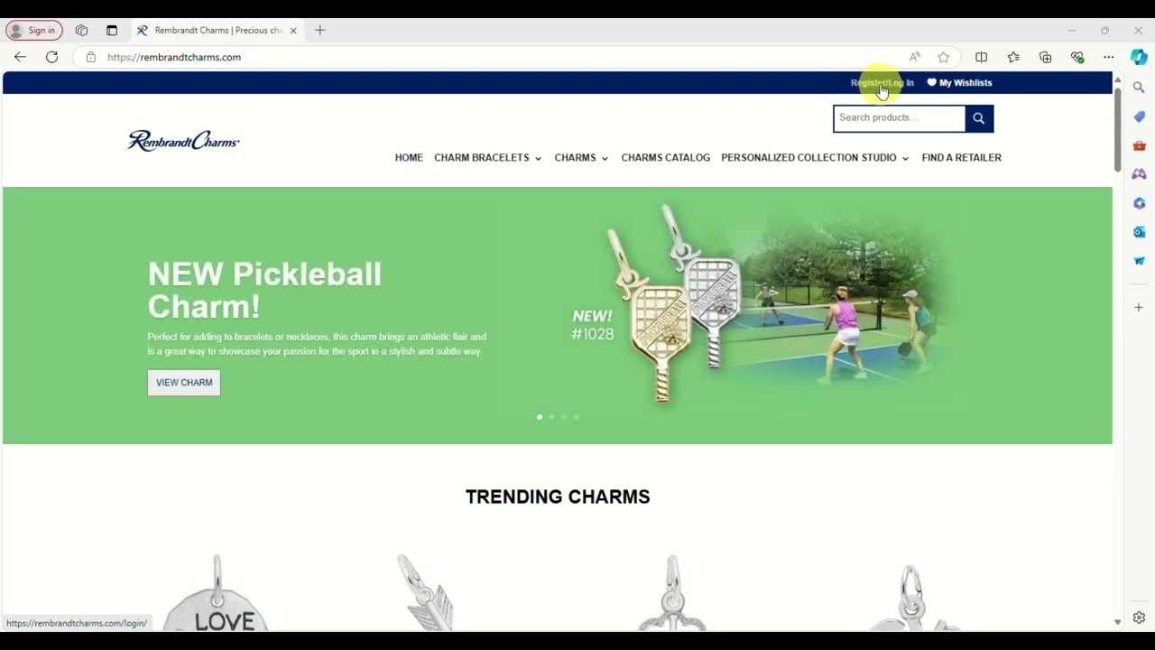 How to Fill Out the Rembrandt Charms Online Order Registration