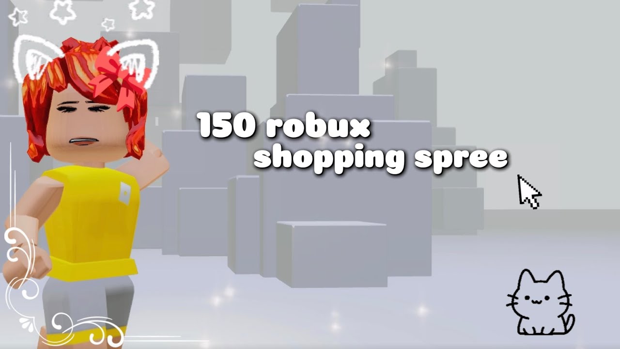 150 robux shopping spree (first time) (2025) 