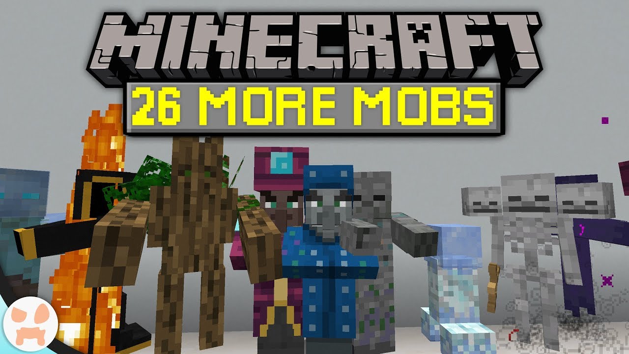 26 More Mobs In Minecraft Creatures Plus Datapack Youtube