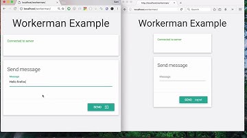 Websocket Workerman example