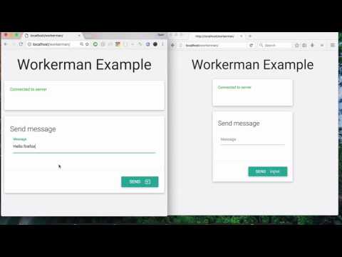 Websocket Workerman example