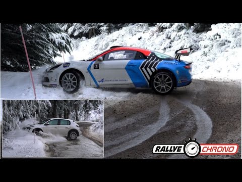 Test Monte Carlo 2021 - Alpine R-GT & New 208 R4 Team CHL - Snow & Mistakes - RallyeChrono