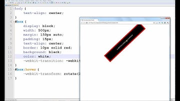 CSS Tutorial - 28 - Animation for web without Flash!