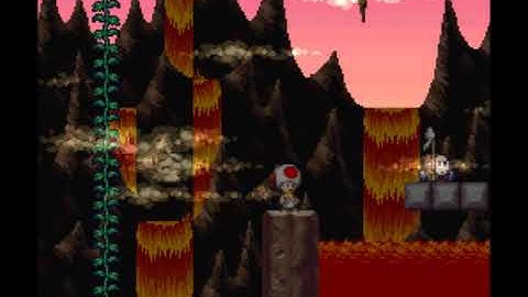 SMW Custom Music - (Joe & Mac 1 - Red Hot Lava Fields)