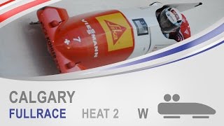 Calgary | Women's Bobsleigh Heat 2 World Cup Tour 2014/2015 | FIBT Official